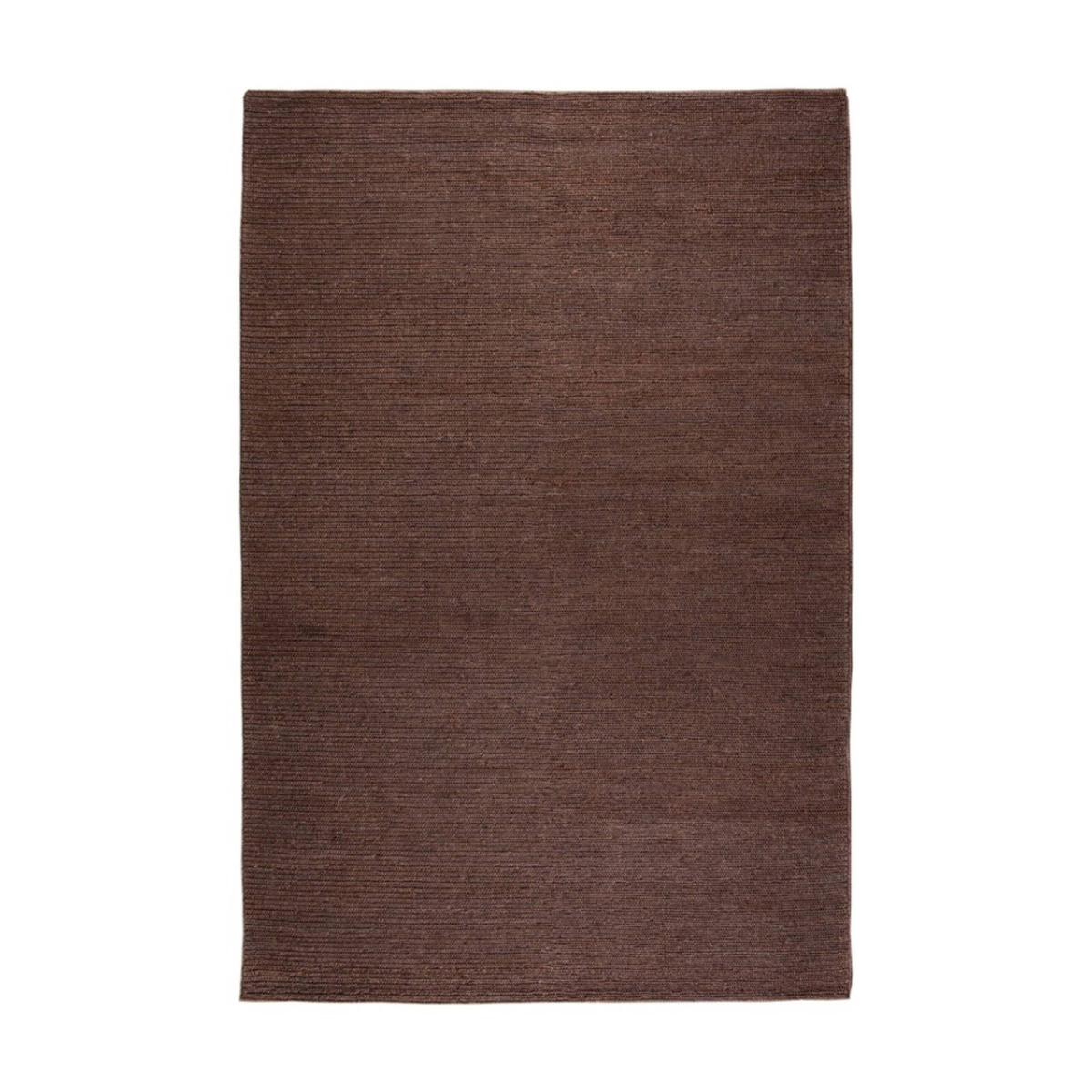 Colorscope jute twine contemporary indoor rug braided dark brown ...