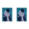 2PK Ashdene Cotton 70x50cm Modern Birds Magpie Kitchen Towel