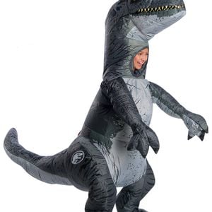 Jurassic World Velociraptor Kids Inflatable Dinosaur Costume - One Size