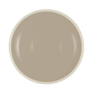 Brew Latte Cup And Mug Saucers Harvest White Matt 140mm 6 Pack