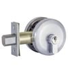 Gainsborough Brushed Satin Chrome G2 Series Smooth Round Keyed Deadbolt Double Cylinder