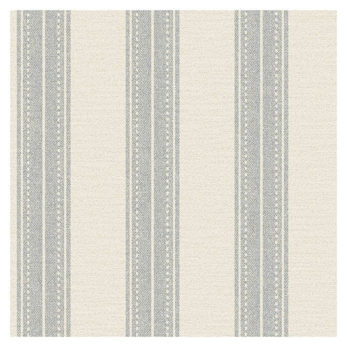 Yuste Stripe Blue Wallpaper 53cm x 10.05m