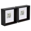 Nicola Spring 5 Piece 6 X 6 3d Shadow Deep Box Photo Frame Set - Craft Display Picture Frame With 2 X 2 Mount