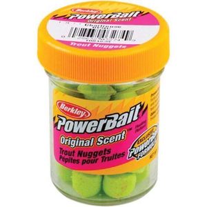 Berkley Powerbait Nuggets Trout Fishing Bait Chartreuse