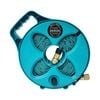 7.5m Flat Out Drink Water Hose On Teal Compact Multi-reel For Caravan Rv Fresh