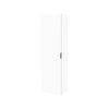 Lugna 2048 x 600 x 380mm White 3 Shelf 3 Drawer Left Hinged Door Storage Cabinet