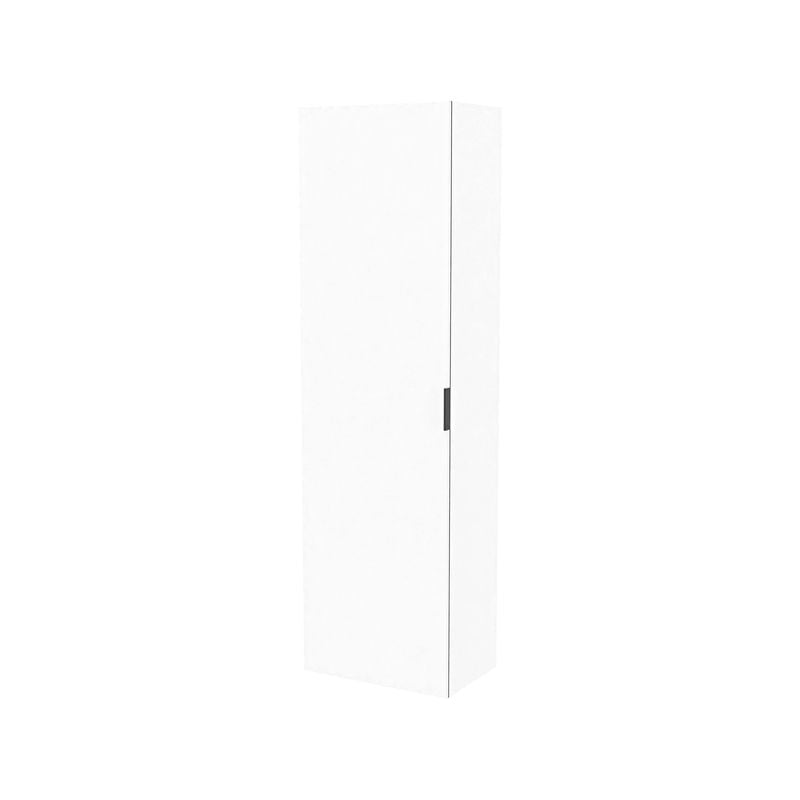Lugna 2048 x 600 x 380mm White 3 Shelf 3 Drawers Left Hinged Door Storage Cabinet