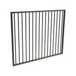 ProtectorAl 1470 x 1200mm Black Aluminium Flat Top Garden Gate