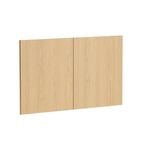 Kaboodle 900mm Oak Medium Latte Modern Rangehood Doors - 2 Pack