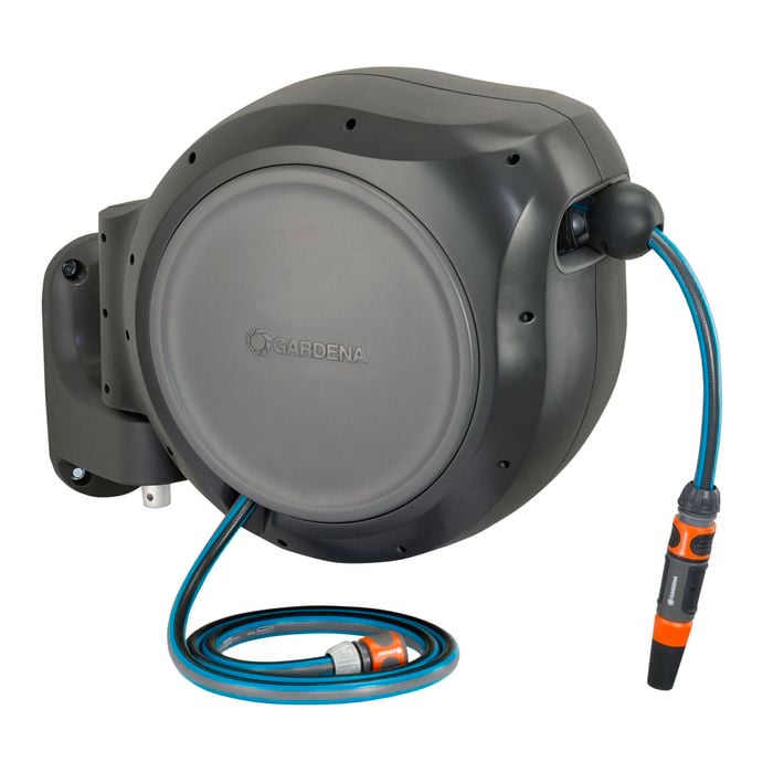 GARDENA 30m Roll Up Retractable Hose Reel