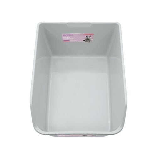 Paws Claws 61 x 45 x 25cm Grey Deep Cat Litter Tray Bunnings Australia