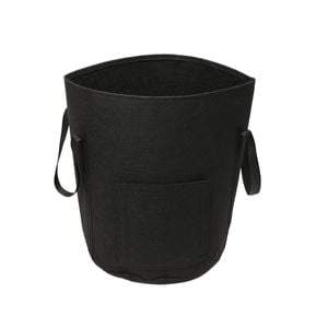 Garden Basics 35 x 35 x 45cm Black Grow Bag With 2 Harvesting Windows - 4 Pack