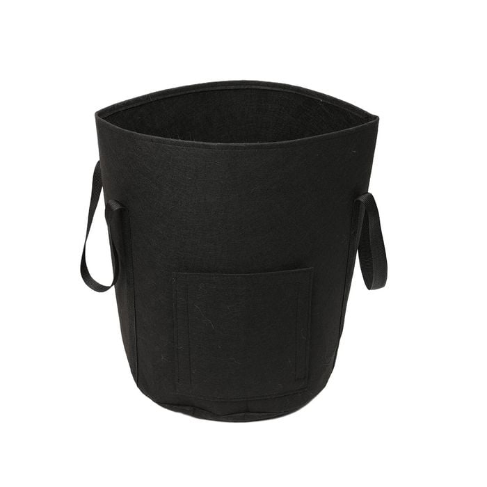 Garden Basics 35 x 35 x 45cm Black Grow Bag With 2 Harvesting Windows - 4 Pack