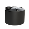 Melro Tanks 5000L Black Squat Round 5020 Poly Water Tank