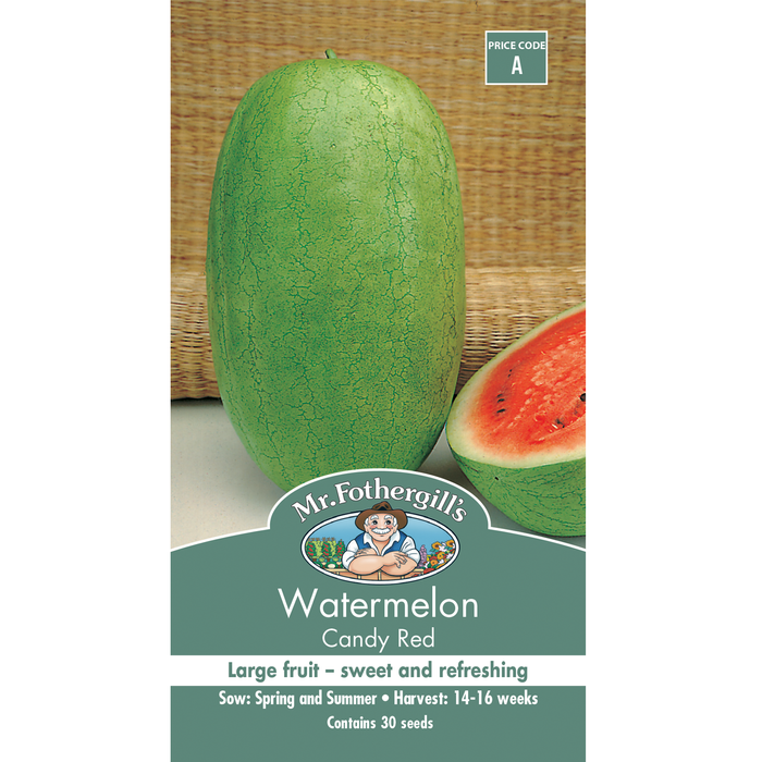 Mr Fothergill's Candy Red Watermelon Vegetable Seeds