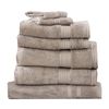 7pc Renee Taylor  Bath Towel Set Stella 650 GSM Super Soft Bamboo Cotton Pewter