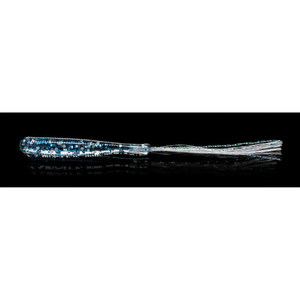 Fish Arrow Flasher Worm 1" SW Soft Plastic Ajing Fishing Lure 04 Clear Blue