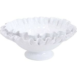 LVD Ceramic Adeline Bowl Bowl Home Decor 23cm White