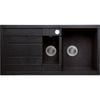 SINX Black Noir Bowl Double Bowl Sink 1000L