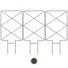 Vegtrug Vegtrellis 80cm Sage Green Raised Garden Bed Accessory - 3 Pack