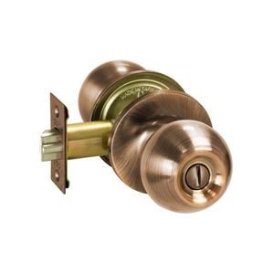Delf Antique Cooper Valencia Privacy Knob Set