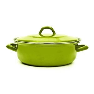 Classica 22cm Heavy Gauge Casserole w/ Lid Apple Green Kitchen