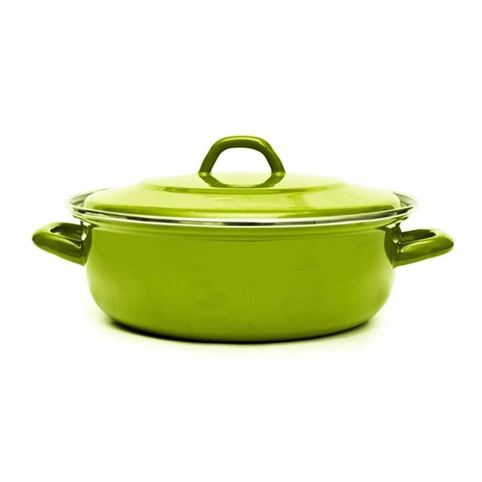 Classica 22cm Heavy Gauge Casserole w/ Lid Apple Green Kitchen