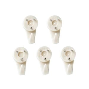 Everhang 4kg Plastic Picture Hanging Utility Hook - 5 Pack