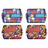 4PK Ashdene Puli Puli 21cm Matte Melamine Scatter Tray Assorted