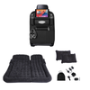 SOGA Car Bundle – Black Back Seat Storage Organizer & Portable Inflatable Boot Mattress