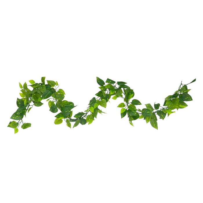 UN-REAL 180cm Artificial Garland Pothos Outdoor