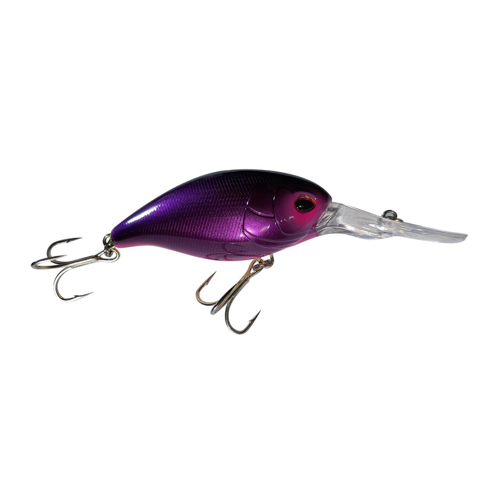 Profishent Chainsaw 65mm Crankbait Hard Body Fishing Lure Pink Purple Black
