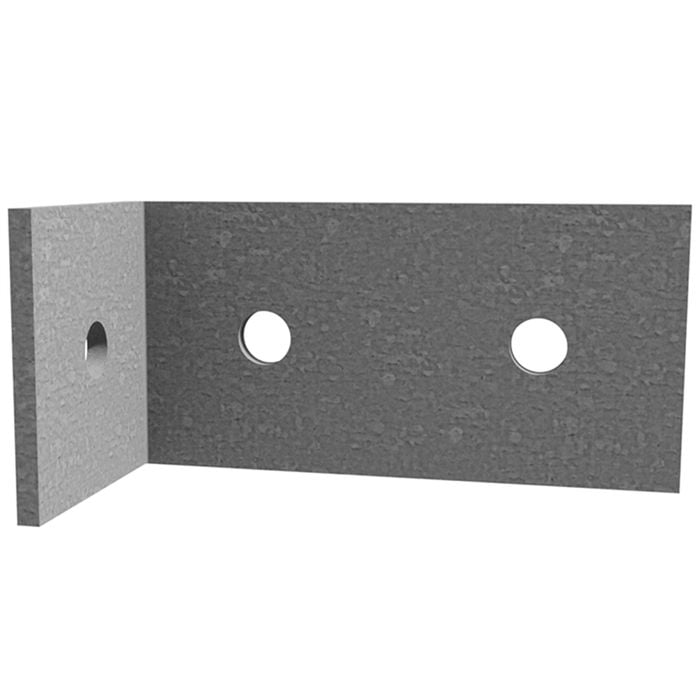 Dunnings 65 x 130 x 65 x 5mm M12 Galvanised Angle Bracket