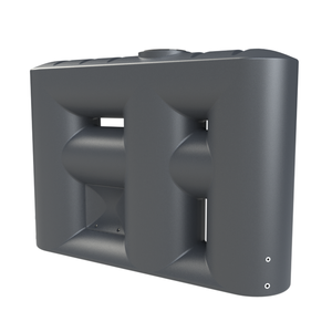 Melro Tanks 3000L Metal Grey Slimline 3060 Poly Water Tank