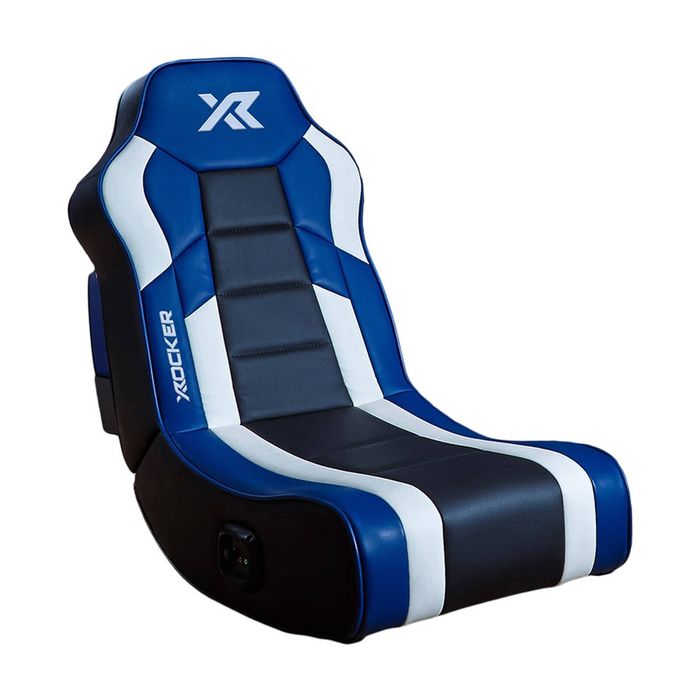 X-Rocker Orbit 2.0 Rocker Gaming Chair Stereo Speakers Foldable Junior Blue