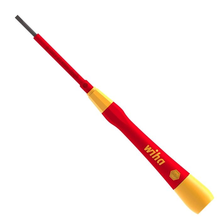 Wiha 2.5 x 65mm VDE Insulated 1000V Electric Rotating Cap Screwdriver