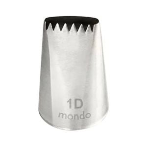 Mondo Stainless Steel #1D Basketweave Piping Tip Icing Cake Decorating Nozzle SL