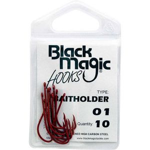 Black Magic Bait Holder Red Fishing Hook Small Pack 1
