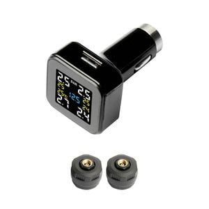 Car Tpms With High-pressure Anti-theft External Cap 2x Sensors