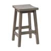 Sensei Kitchen Barstool Timber Bar Chair Stool Wash Grey