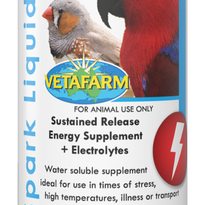 Vetafarm Spark Liquid Energy Supplement + Electrolytes for Birds 50ml