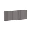 Kaboodle 1000mm Smoked Grey V-Groove Slimline Door