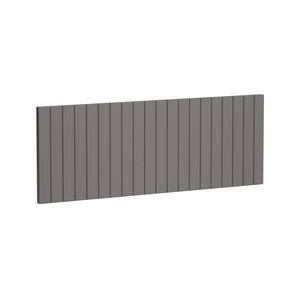 Kaboodle 1000mm Smoked Grey V-Groove Slimline Door