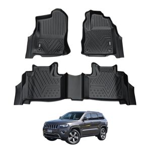 AUSGO Car Floor Mats for Jeep Grand Cherokee WK Series 2010-2021 All-Weather Floor Liners