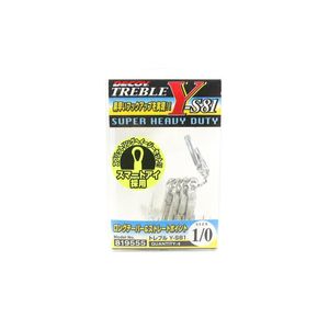 Decoy YS81 Heavy Duty Treble Fishing Hook 1/0