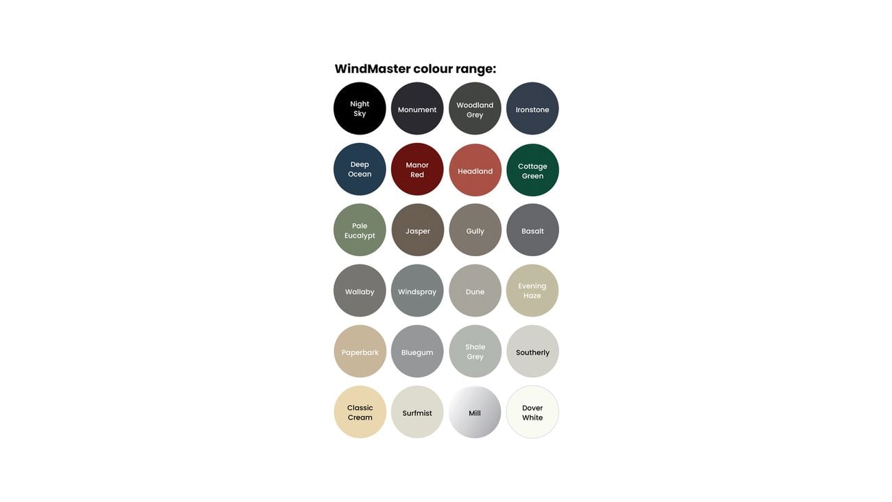 A palette of different 21 colour cues