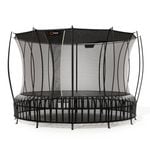VULY Thunder 2 Pro Extra Large 16ft Springless Trampoline with Enclosure - Round Kids Trampolines Bundle With Shade Cover