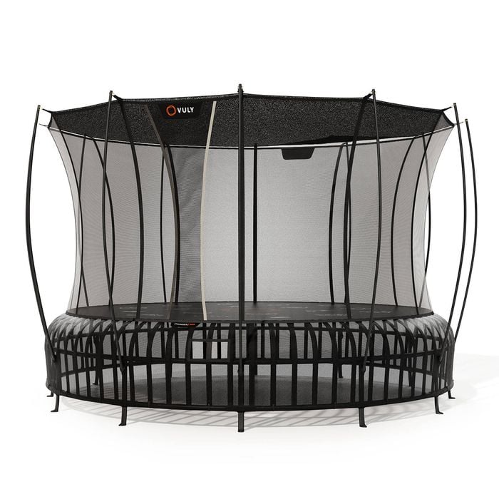 VULY Thunder 2 Pro Extra Large 16ft Springless Trampoline with Enclosure - Round Kids Trampolines Bundle With Shade Cover