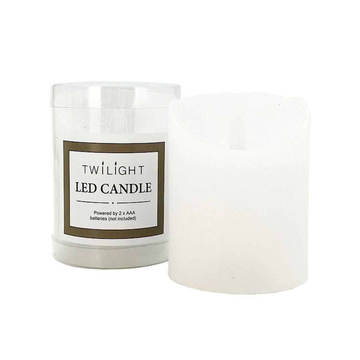Twilight LED Pillar Candle 7.5x10cm - Bunnings Australia
