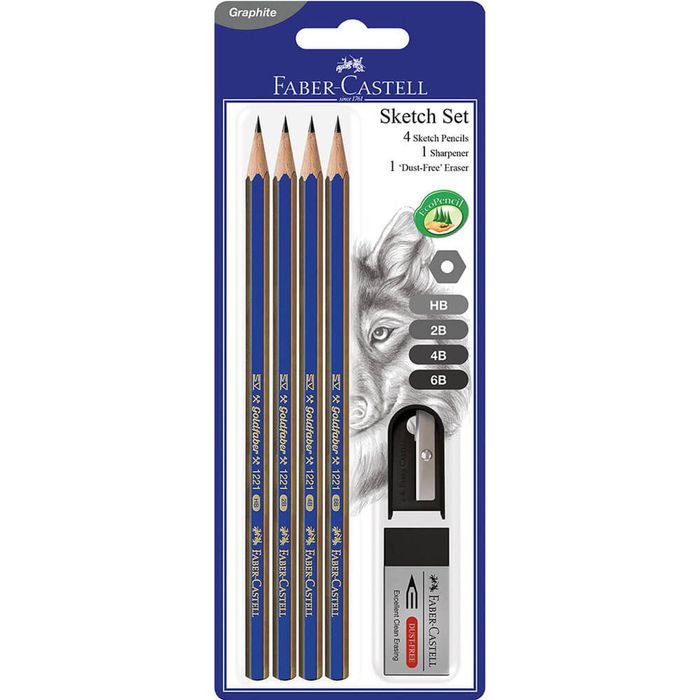 Faber-Castell Goldfaber Graphite Sketch Set (6pcs Item)